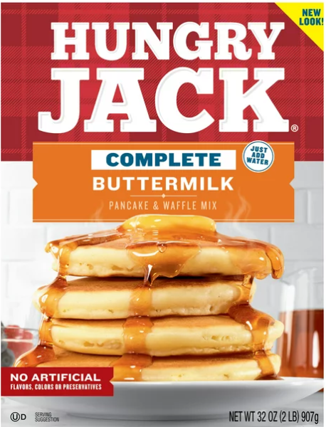 HUNGRY JACK  Complete 'Buttermilk' Pancake & Waffle Mix Backmischung 907 gr